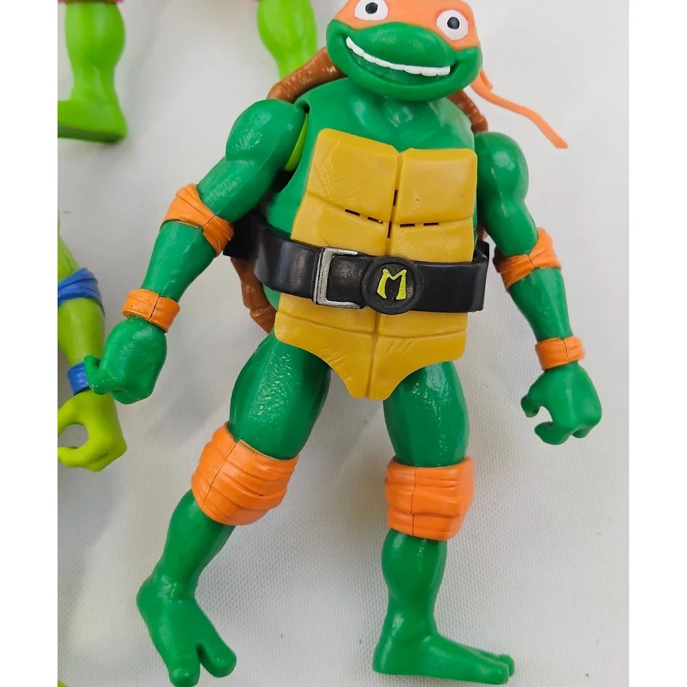 Playmates TMNT Mutant Mayhem Figure Lot Leonardo Raphael Michelangelo 2023 83350